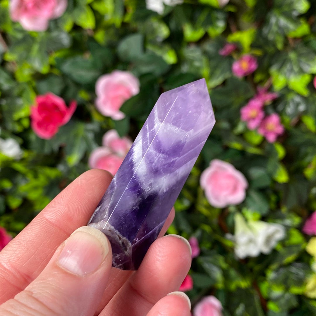 Chevron Dream Amethyst Tower Point