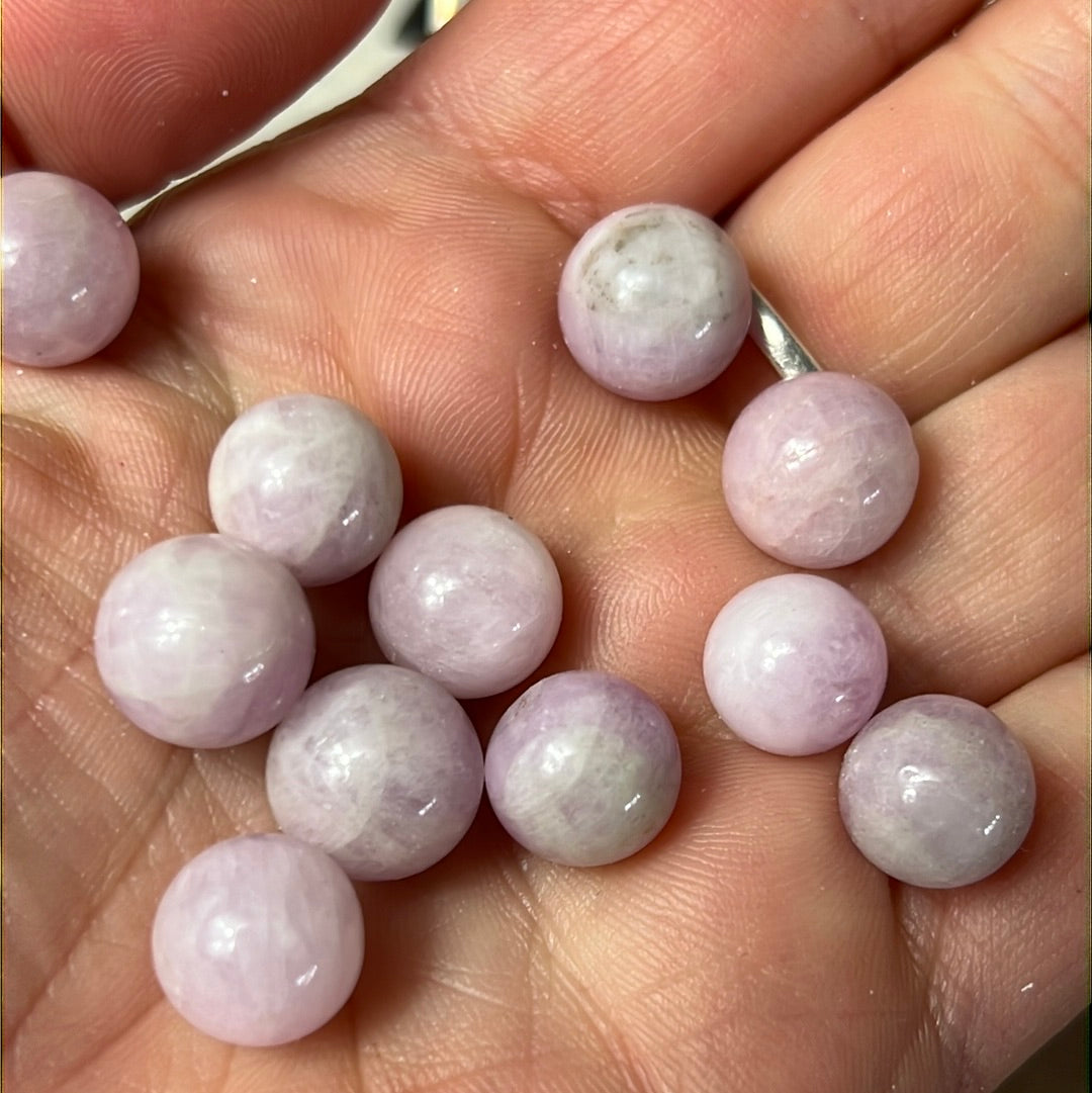 Mini Kunzite Sphere - 10mm