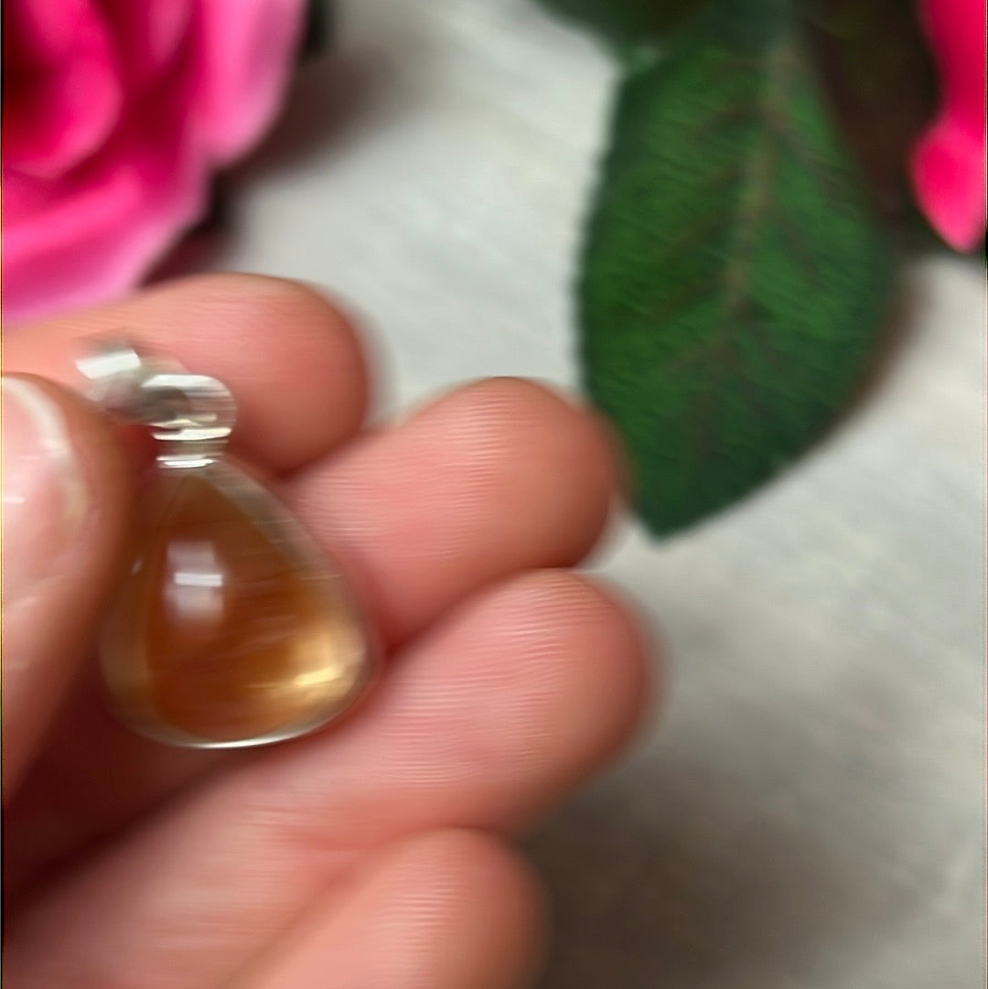 Citrine 925 Sterling Silver Pendant