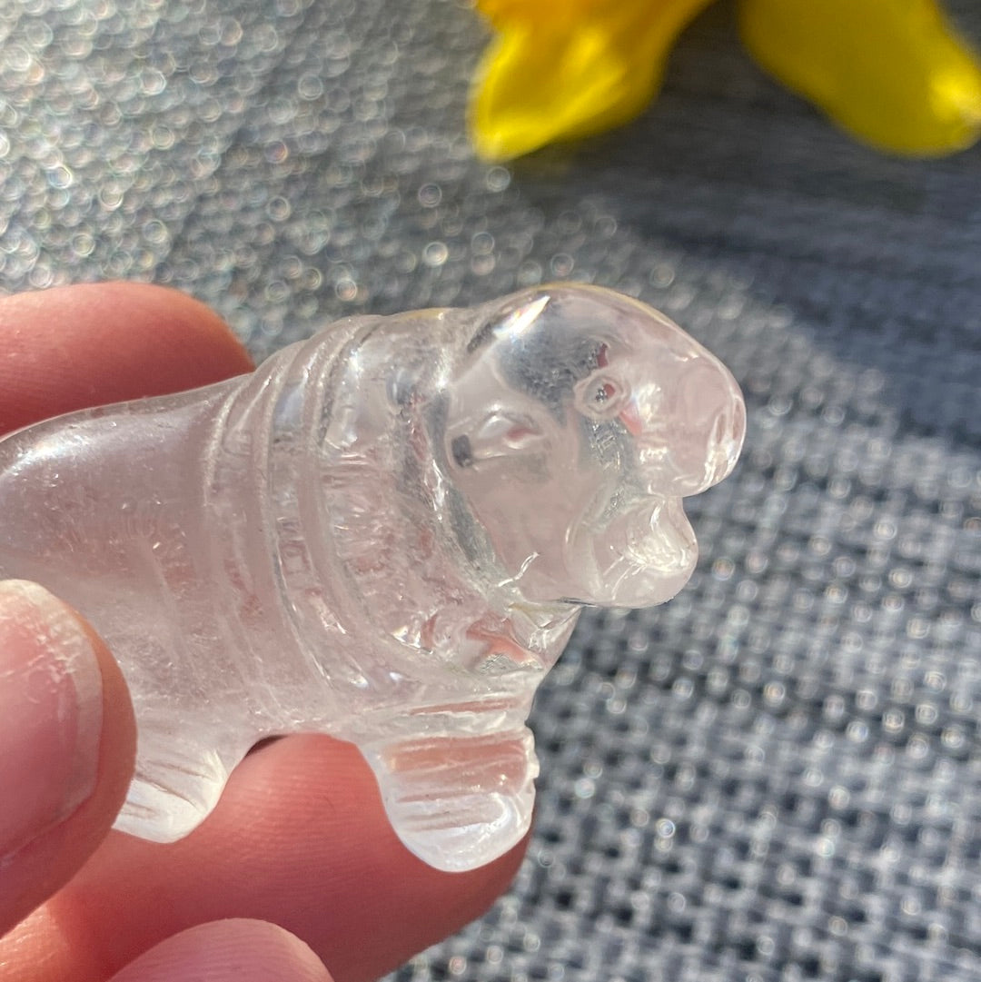 Clear Quartz seal