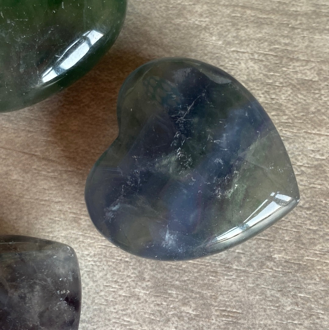 Small Fluorite Heart