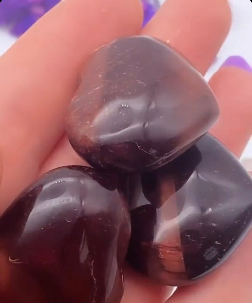 LAST Red Tigers Eye Heart