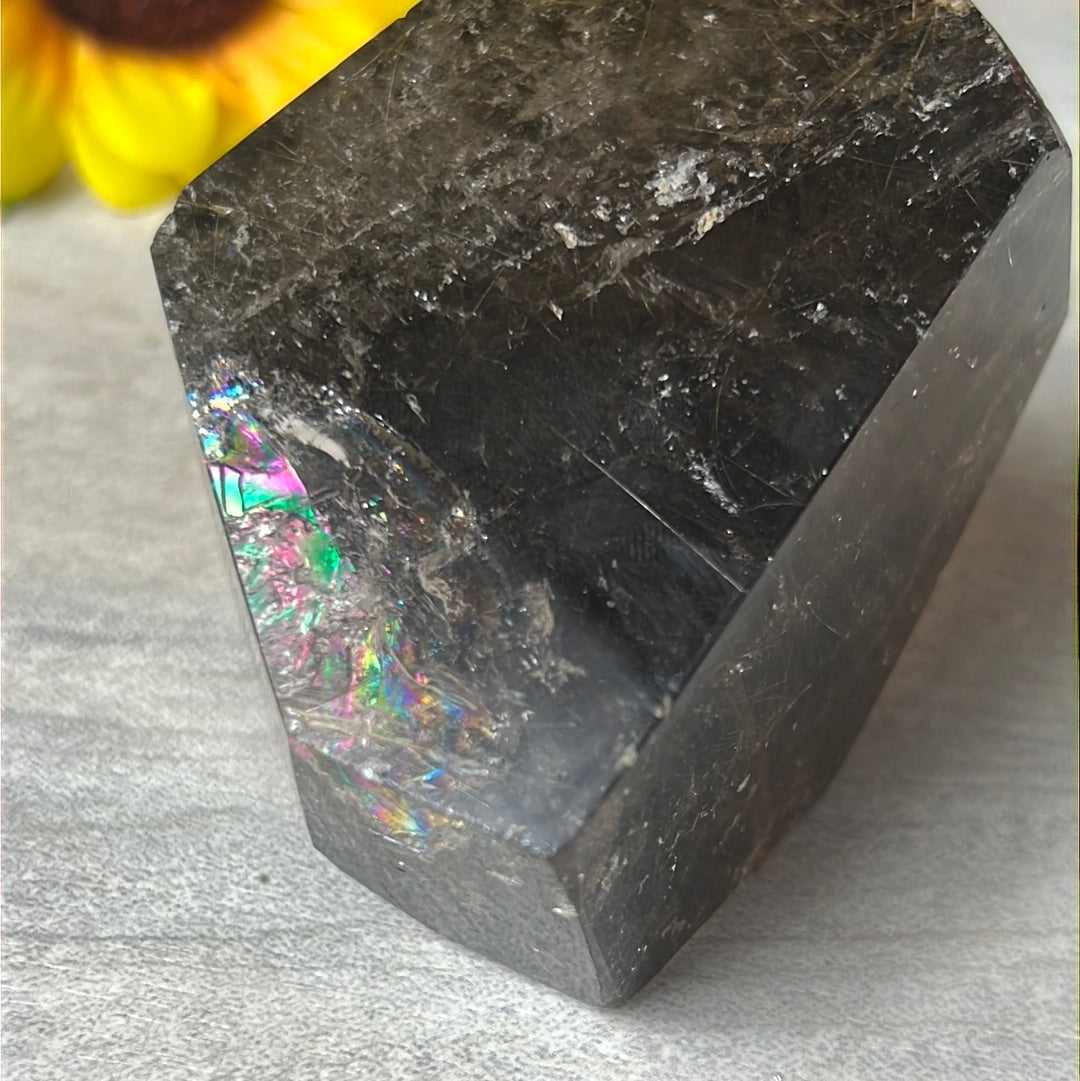 Smoky Rutile Rutilated Quartz Freeform A Grade