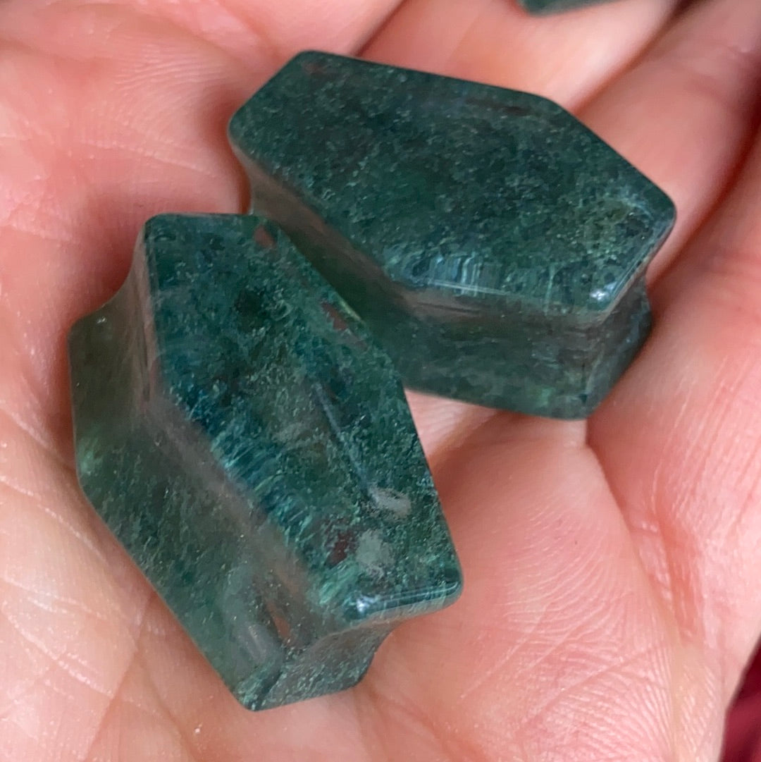 LAST Moss agate coffin