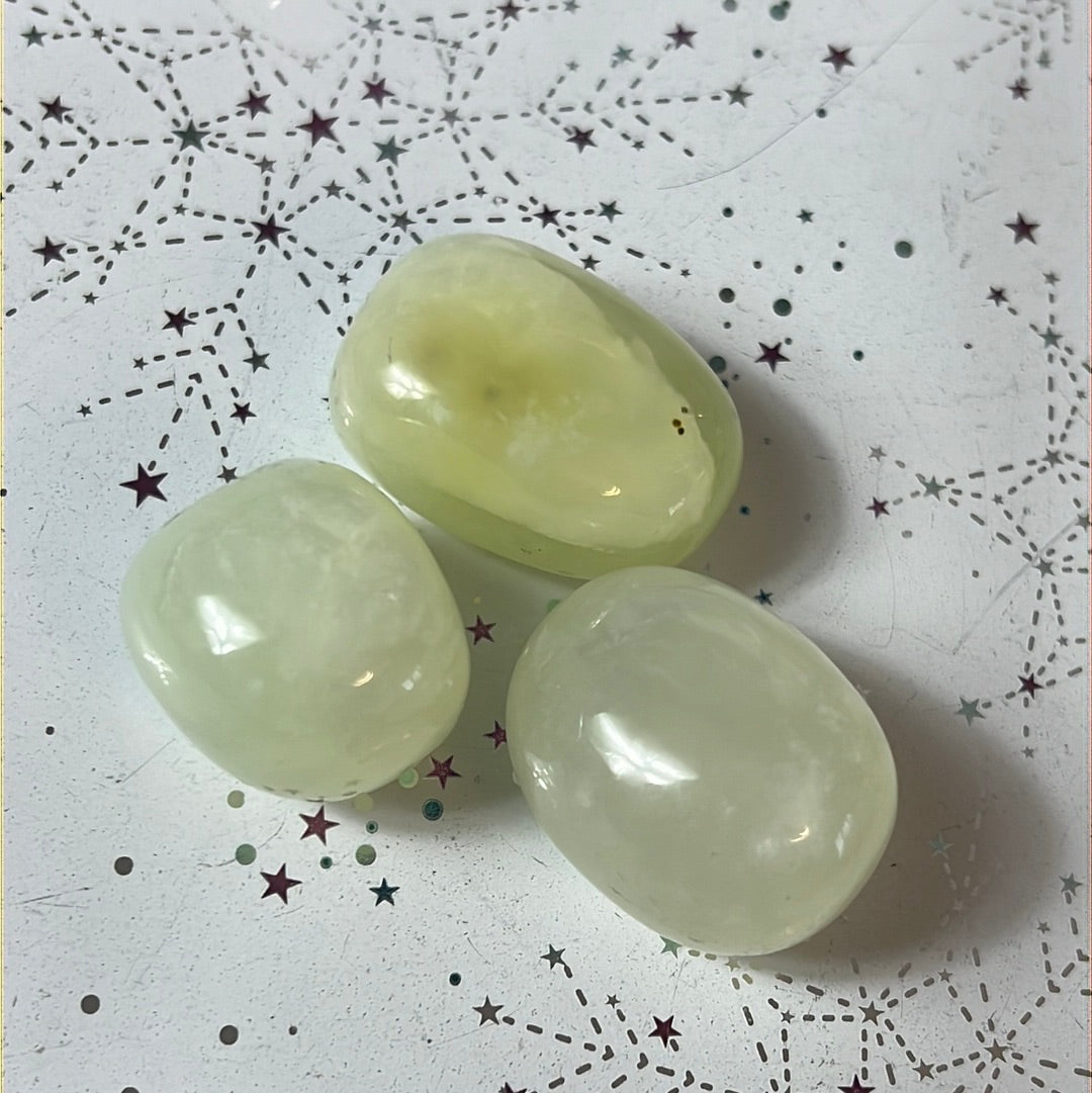 Green Jade Tumble Tumblestone