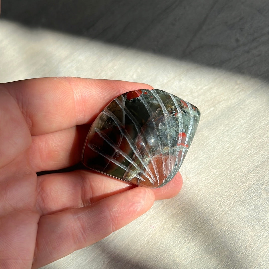 Handmade Crystal Shell ( water safe )