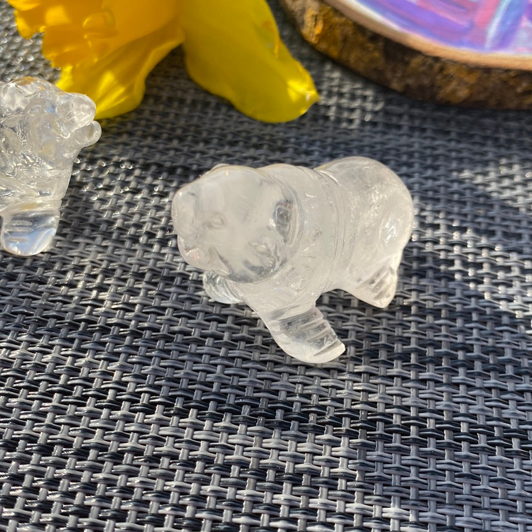 Clear Quartz seal