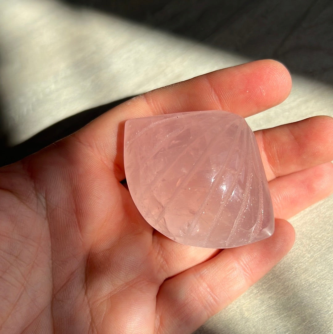 Handmade Crystal Shell ( water safe )