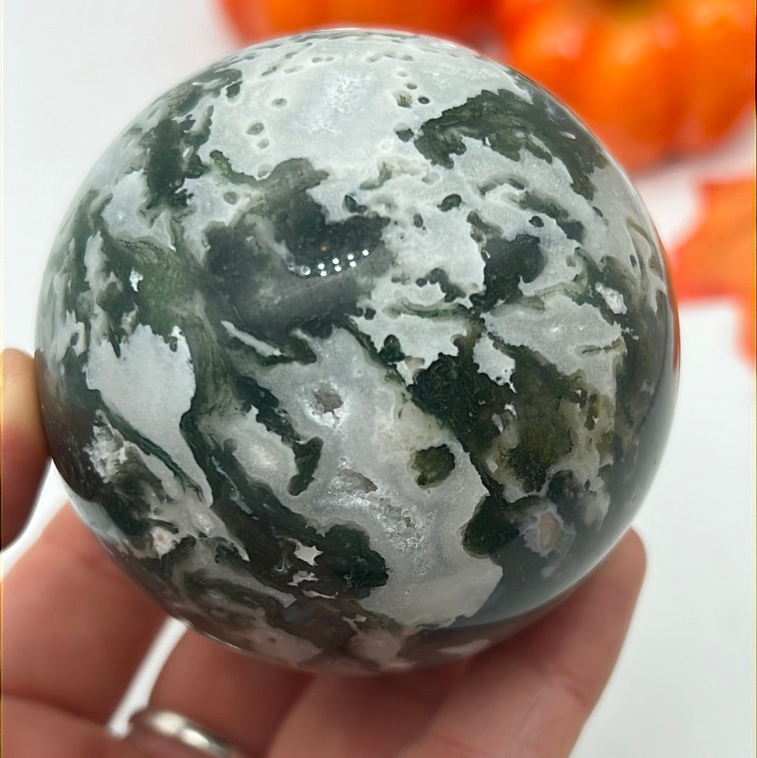 Moss Agate Sphere 60mm