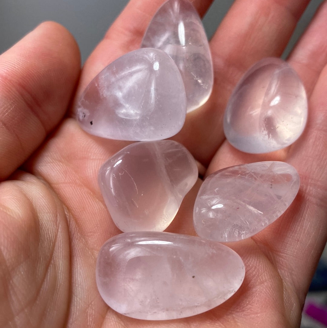 Pink Girasol Quartz Tumble Tumblestone