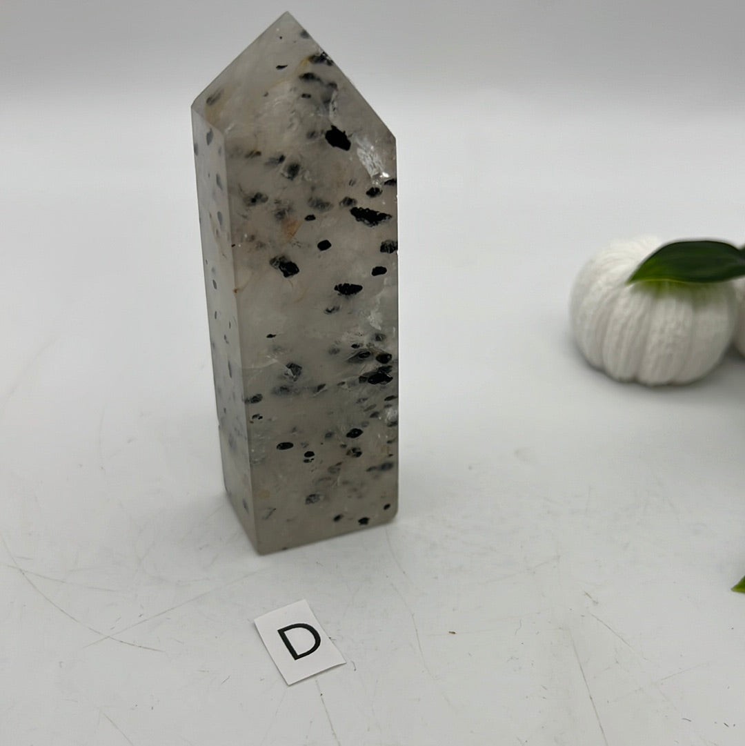 Pitaya Quartz (dragonfruit) Obelisk Tower