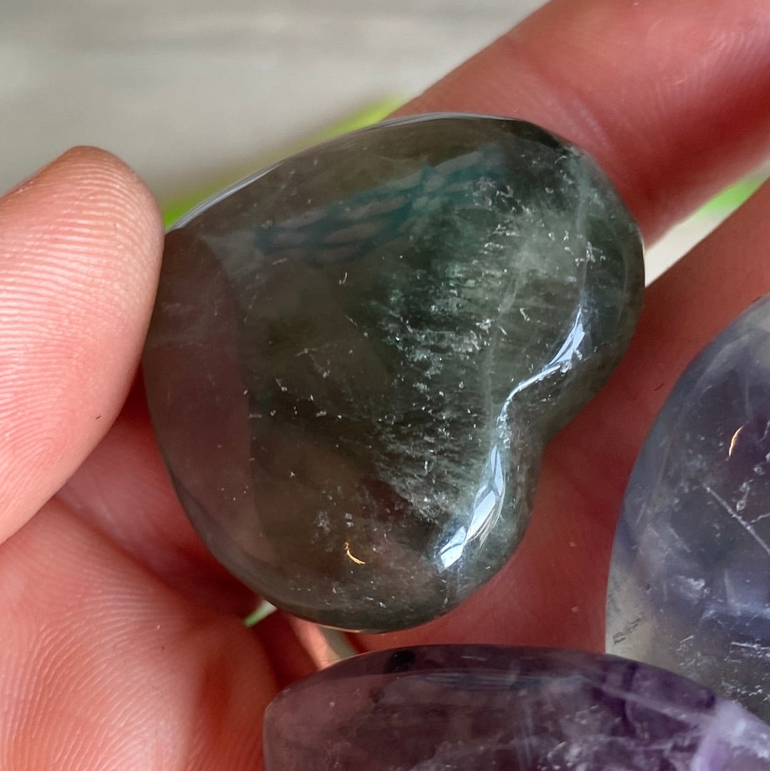 Small Fluorite Heart