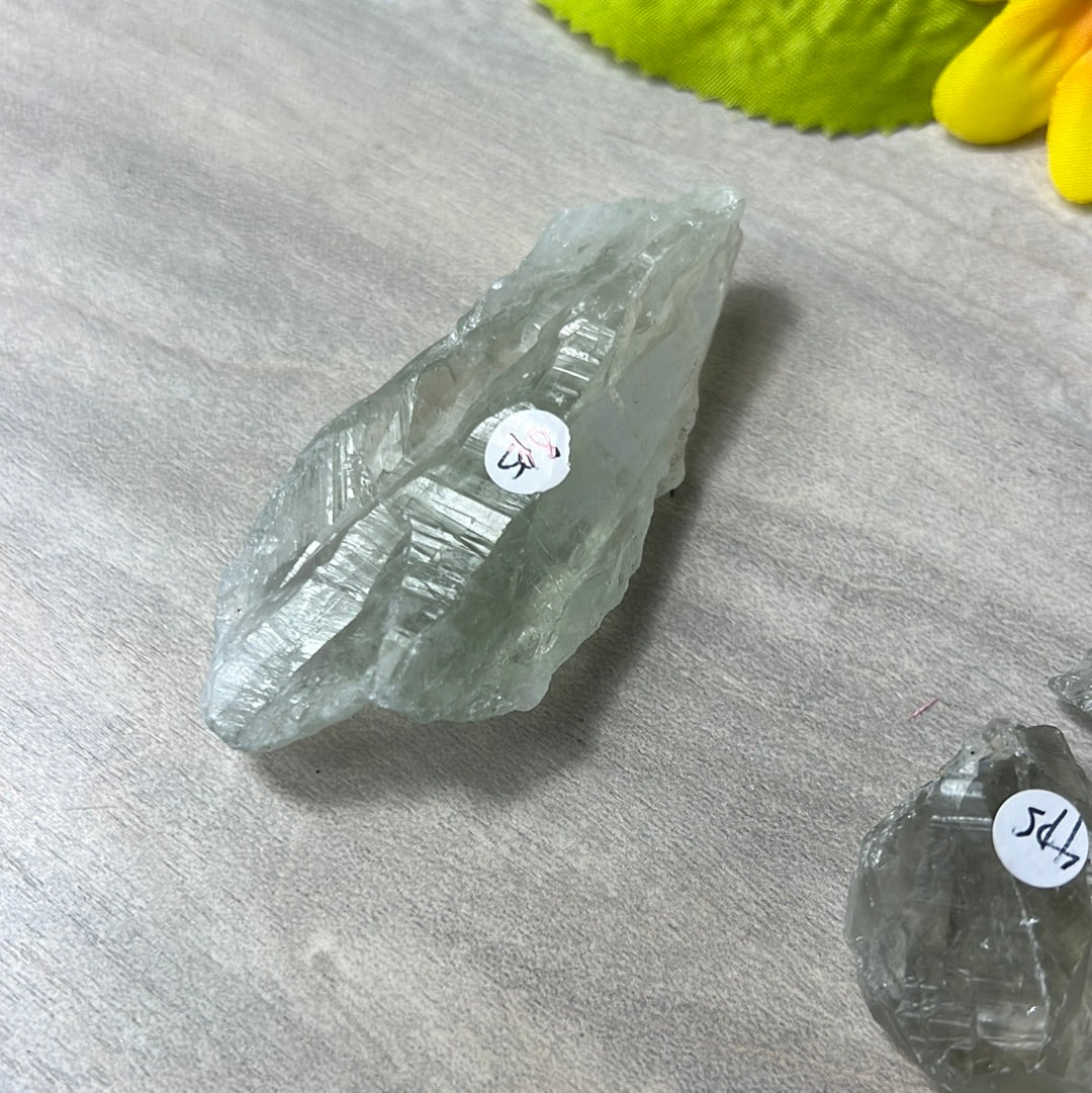 Raw chunk of Prasolite Piece Tumble