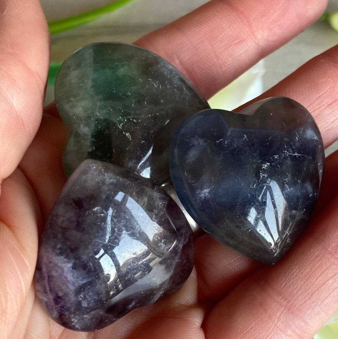 Small Fluorite Heart
