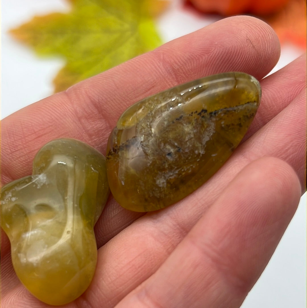 Yellow Opal Tumble Tumblestone