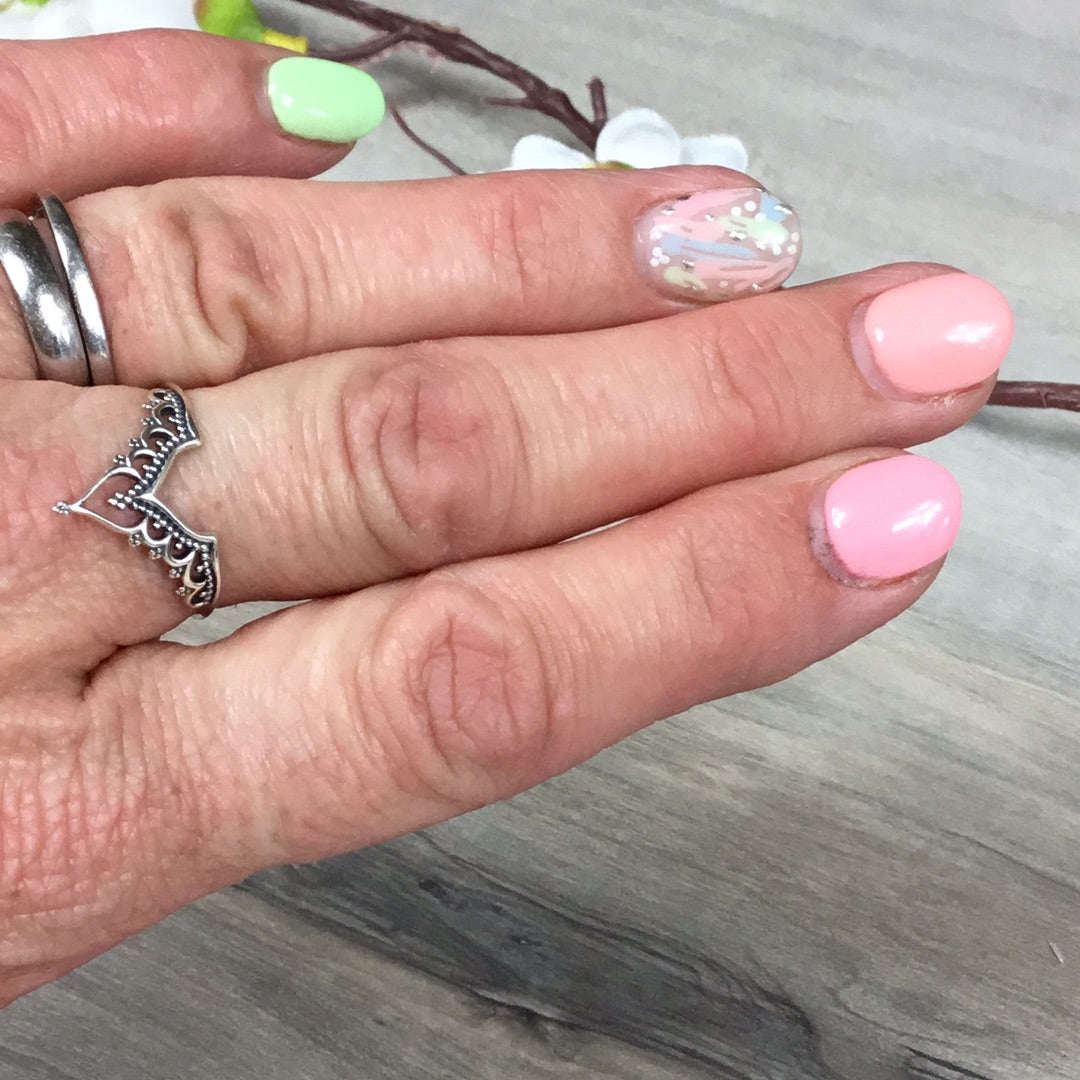 Crown delicate 925 Sterling Silver Ring