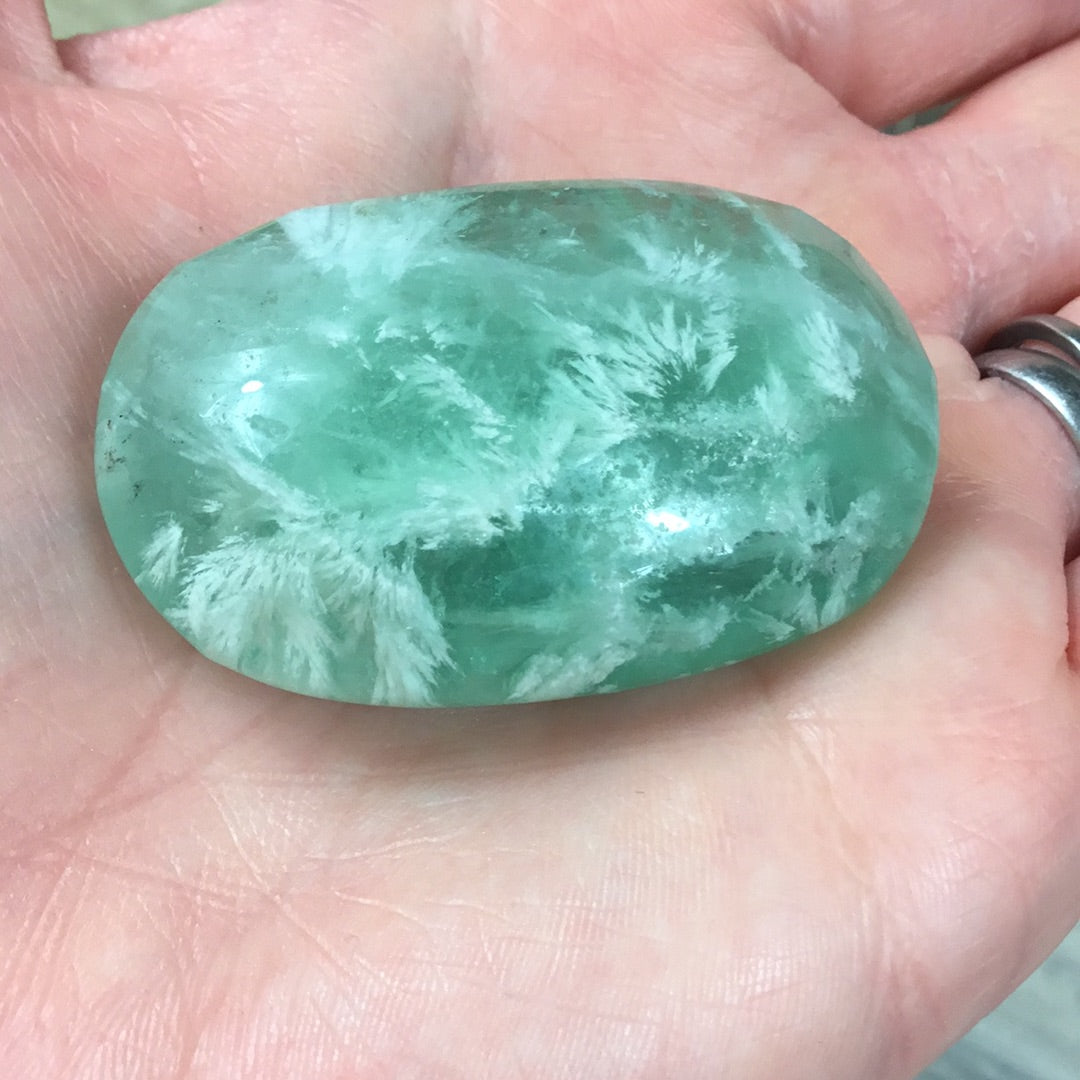 Snowflake Fluorite Palm