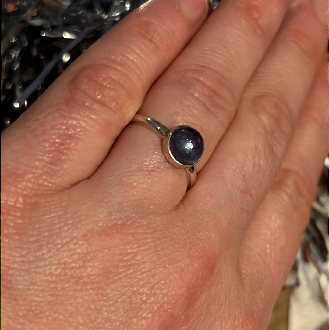 Tanzanite 925 Ring -  Size M