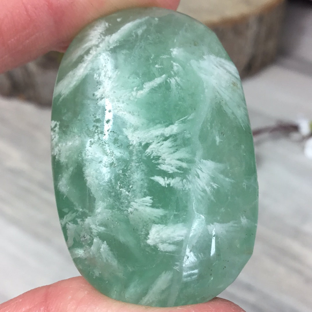 Snowflake Fluorite Palm