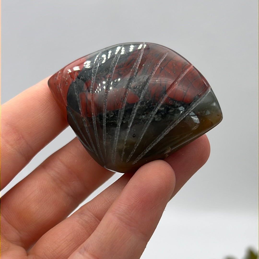 Handmade Crystal Shell ( water safe )