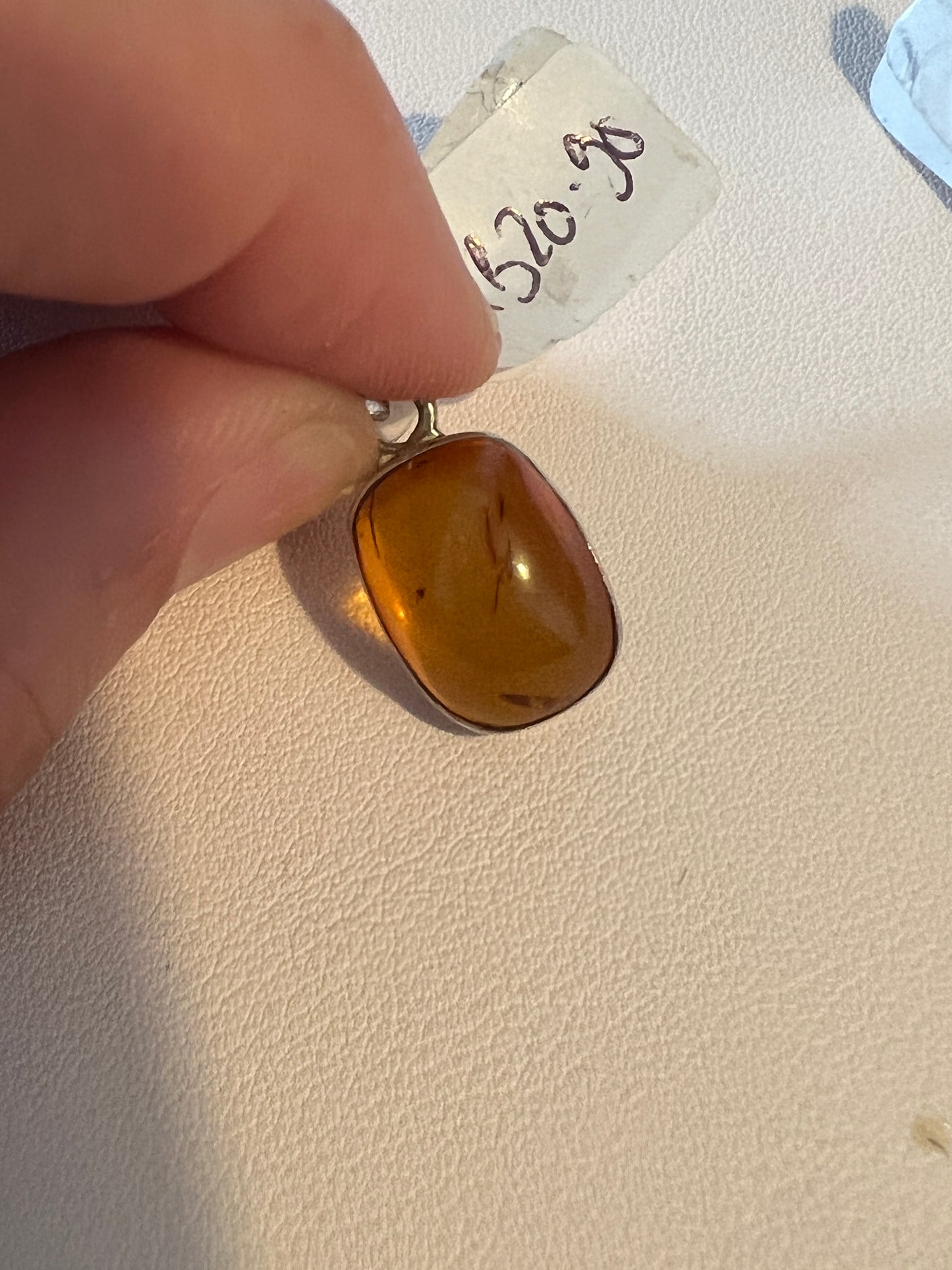 Amber 925 Sterling Silver Pendant