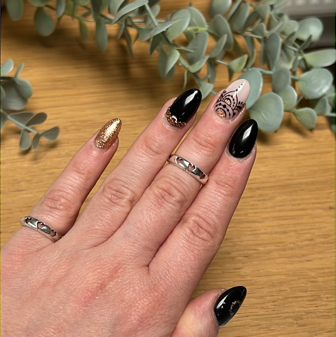 Heart Cutout - Mini Iddy Diddy - ( child / toe ) Adjustable 925 Sterling Silver Ring