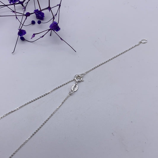 DUAL Trace Chain - 2 size - extendable - ADJUSTABLE Sterling Silver 925