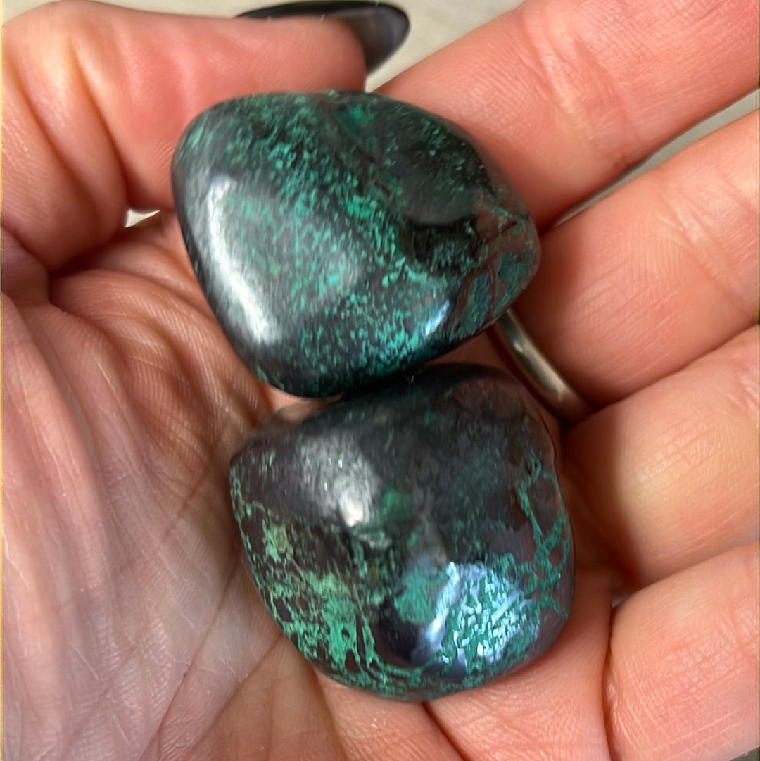 Cuprite Large tumble tumblestone - rare