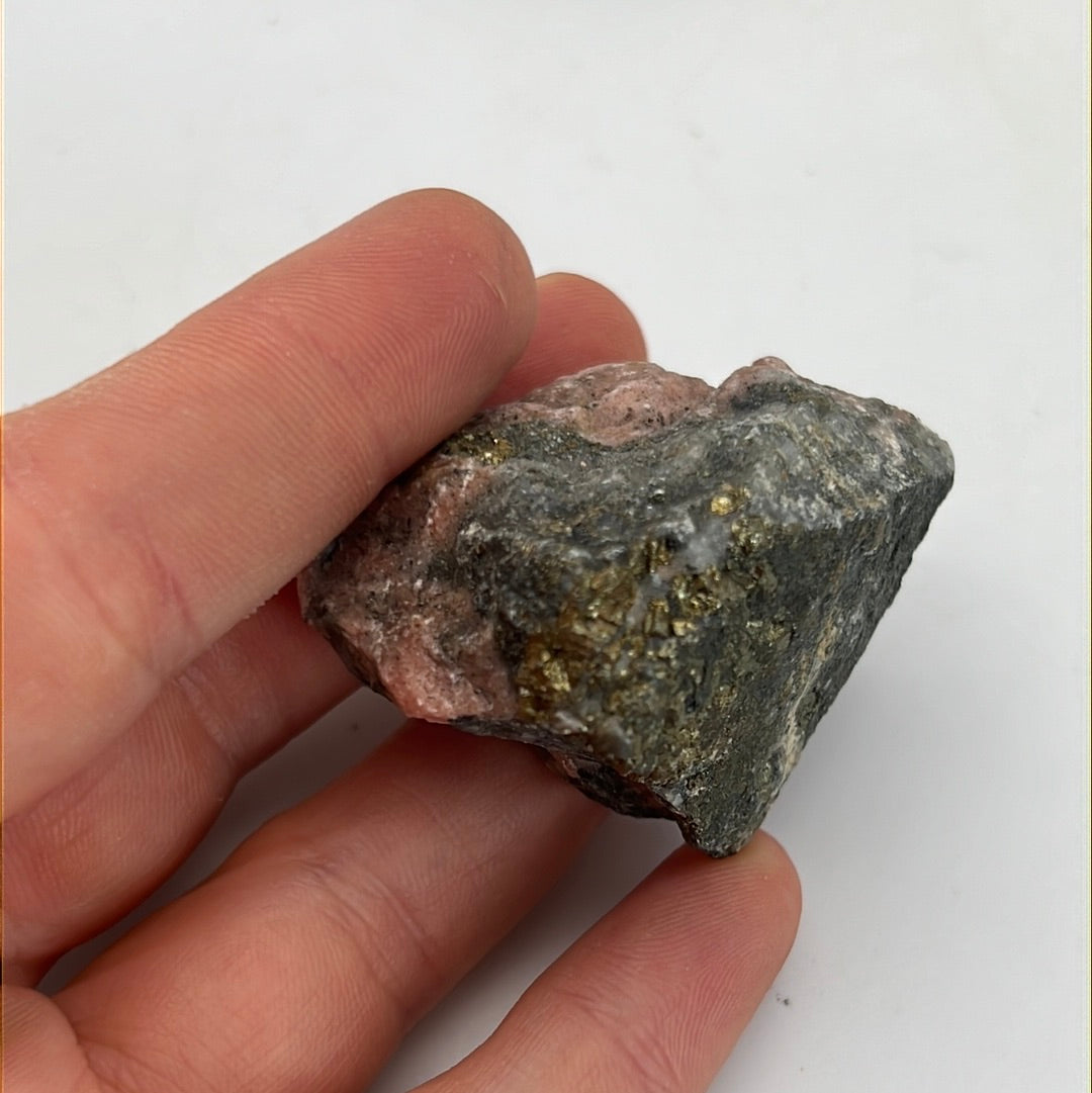 Wagnerite Triplite Pyrite Specimen