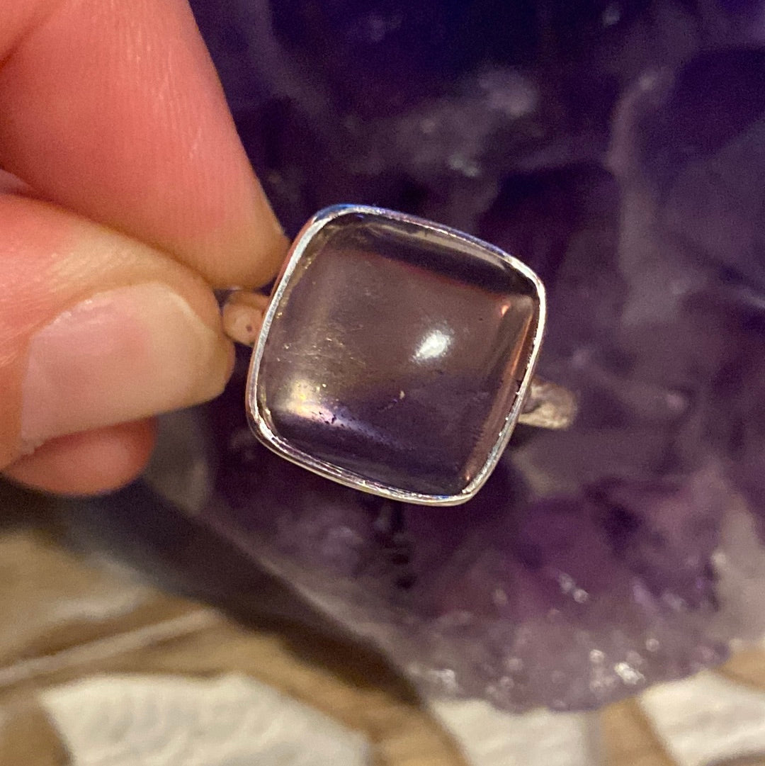 Ametrine 925 Sterling Silver Ring -  Size Q 1/2 - R