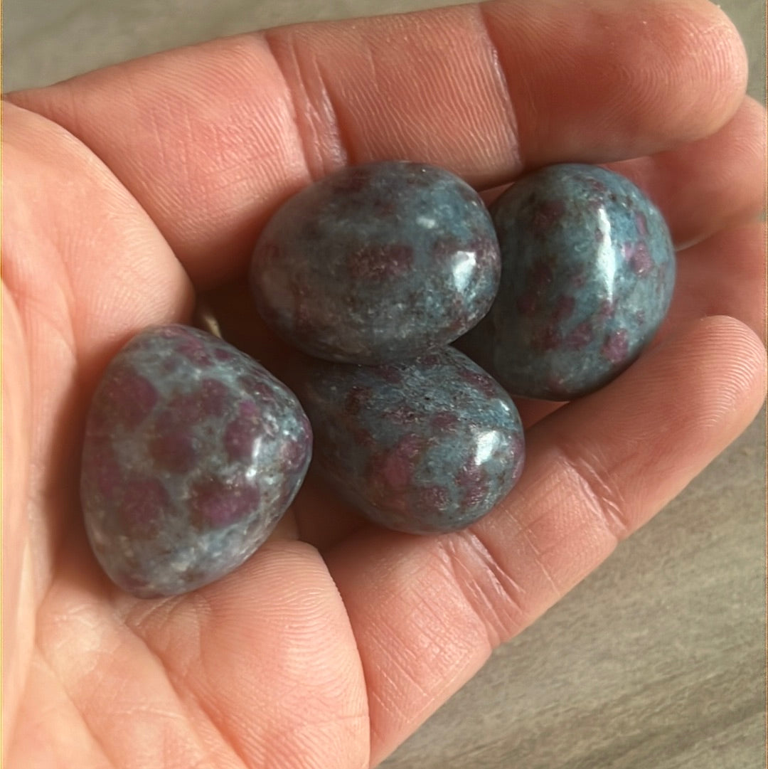 AA Ruby Kyanite Tumblestone Tumble