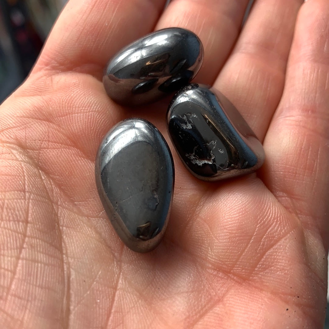 Hematite Tumble Tumblestone