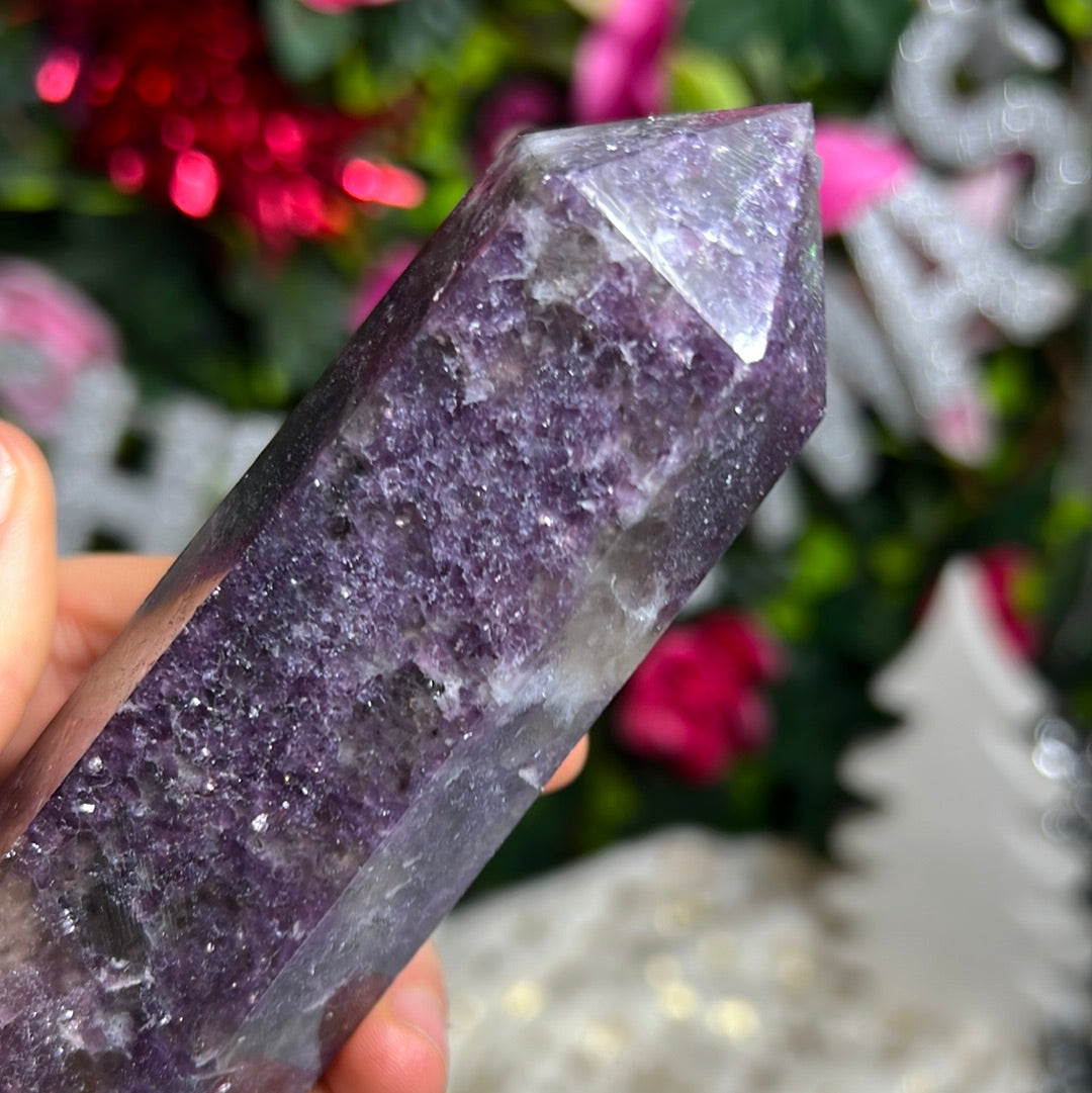Lepidolite Tower Point
