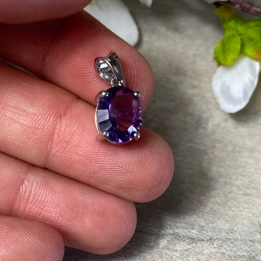 Amethyst 925 Sterling Silver Pendant