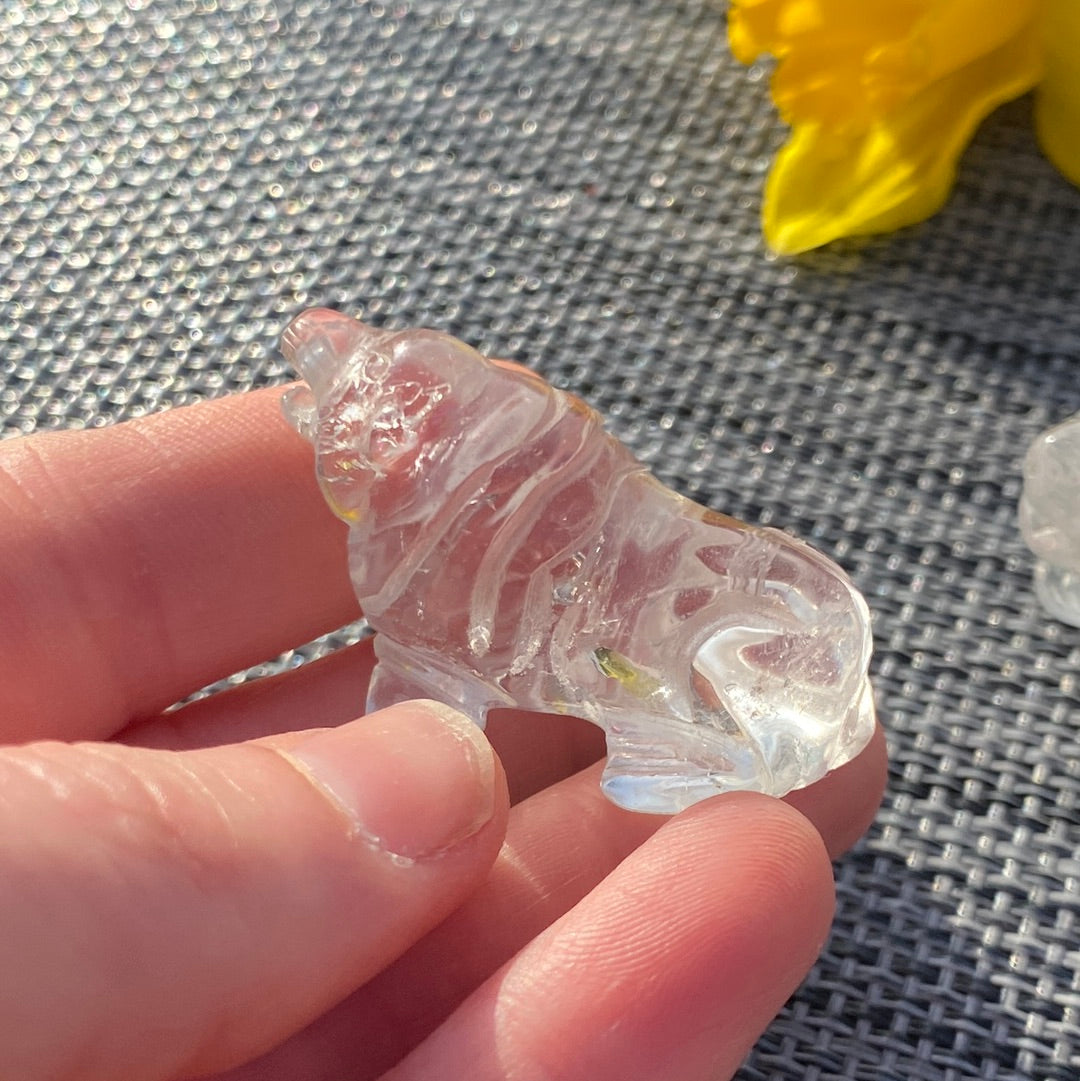 Clear Quartz seal