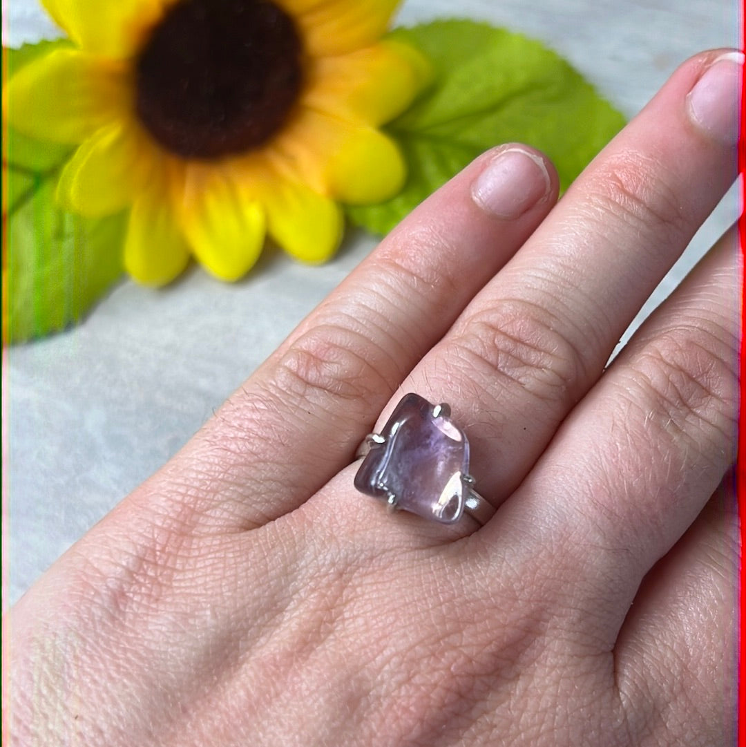 Ametrine 925 Sterling Silver Ring -  Size L