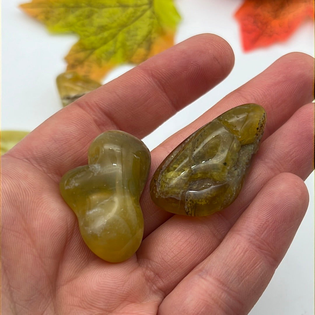 Yellow Opal Tumble Tumblestone