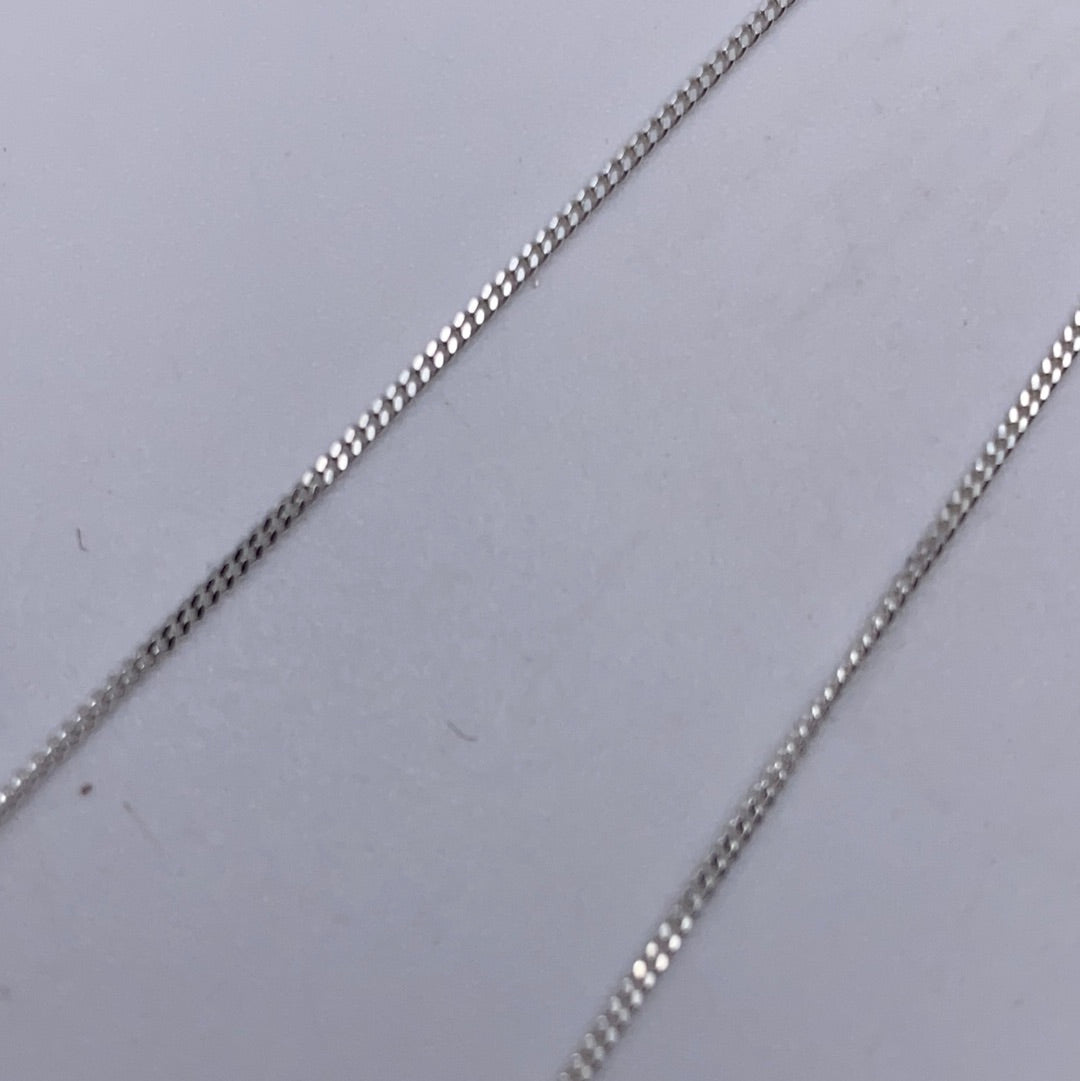 Curb 0.9mm Chain - Sterling Silver 925