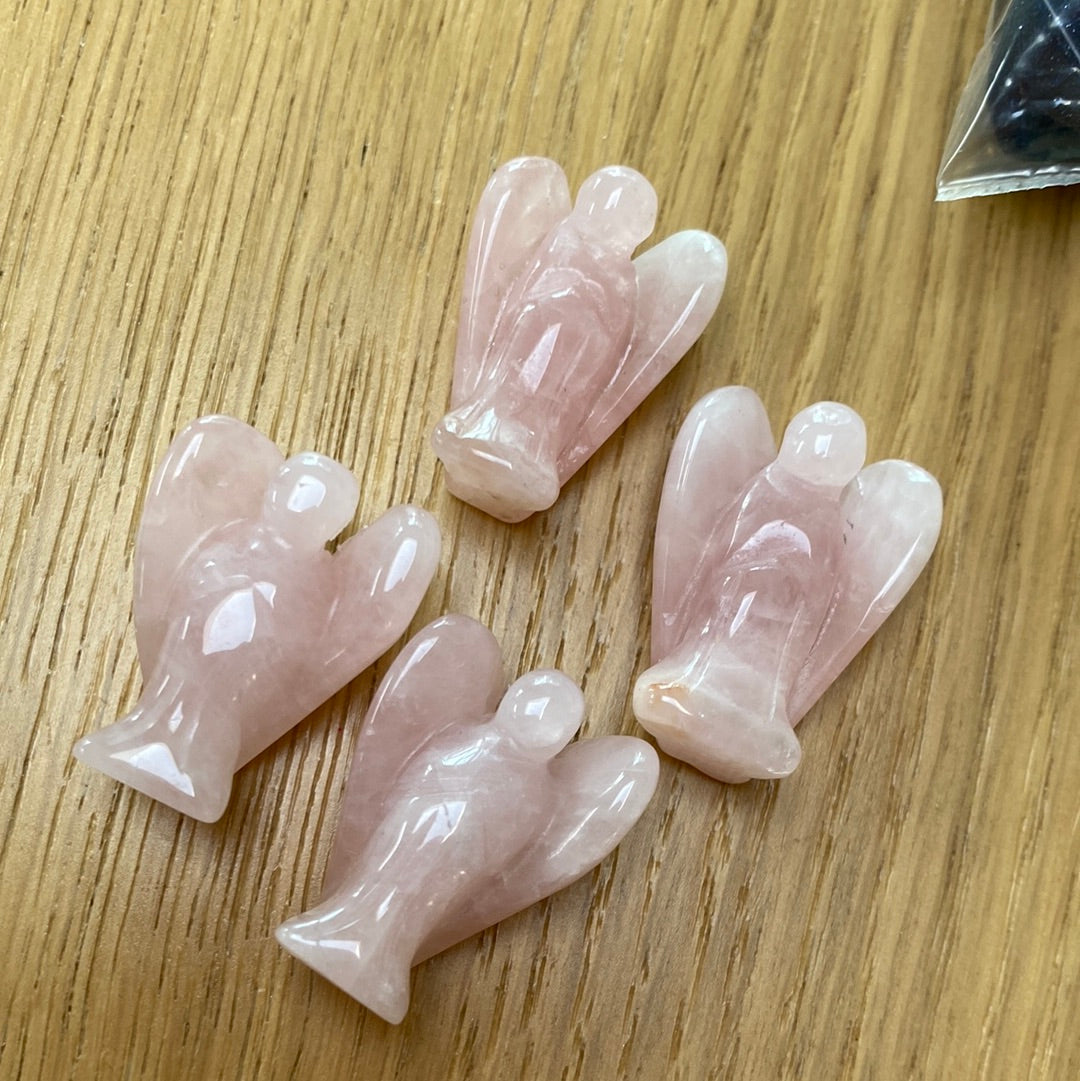 Pocket Angel - rose Quartz