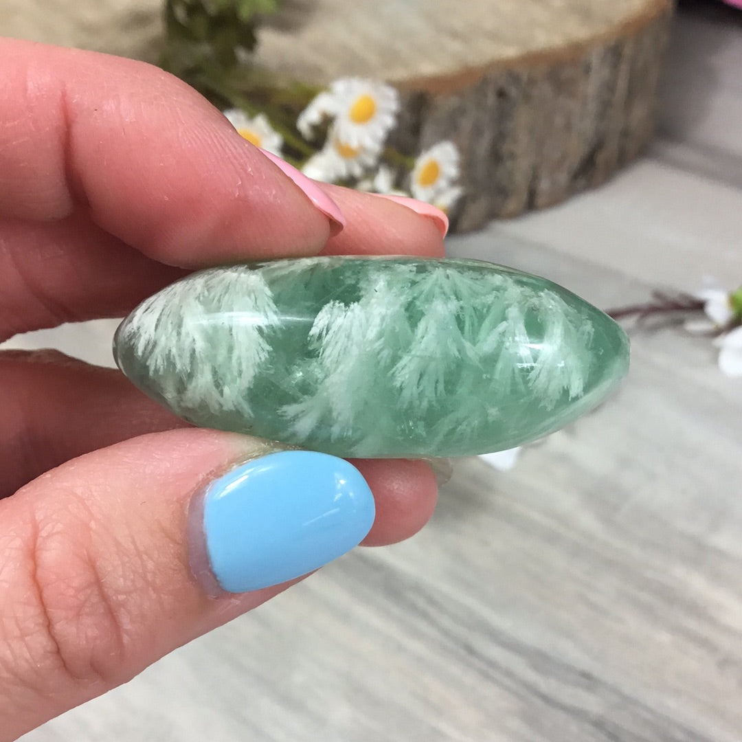 Snowflake Fluorite Palm