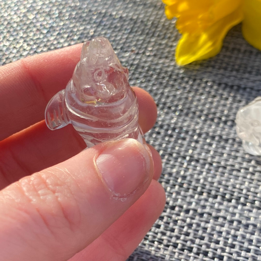 Clear Quartz seal