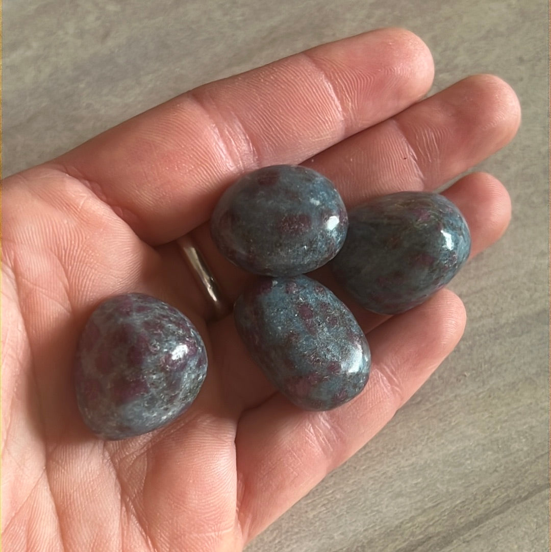 AA Ruby Kyanite Tumblestone Tumble