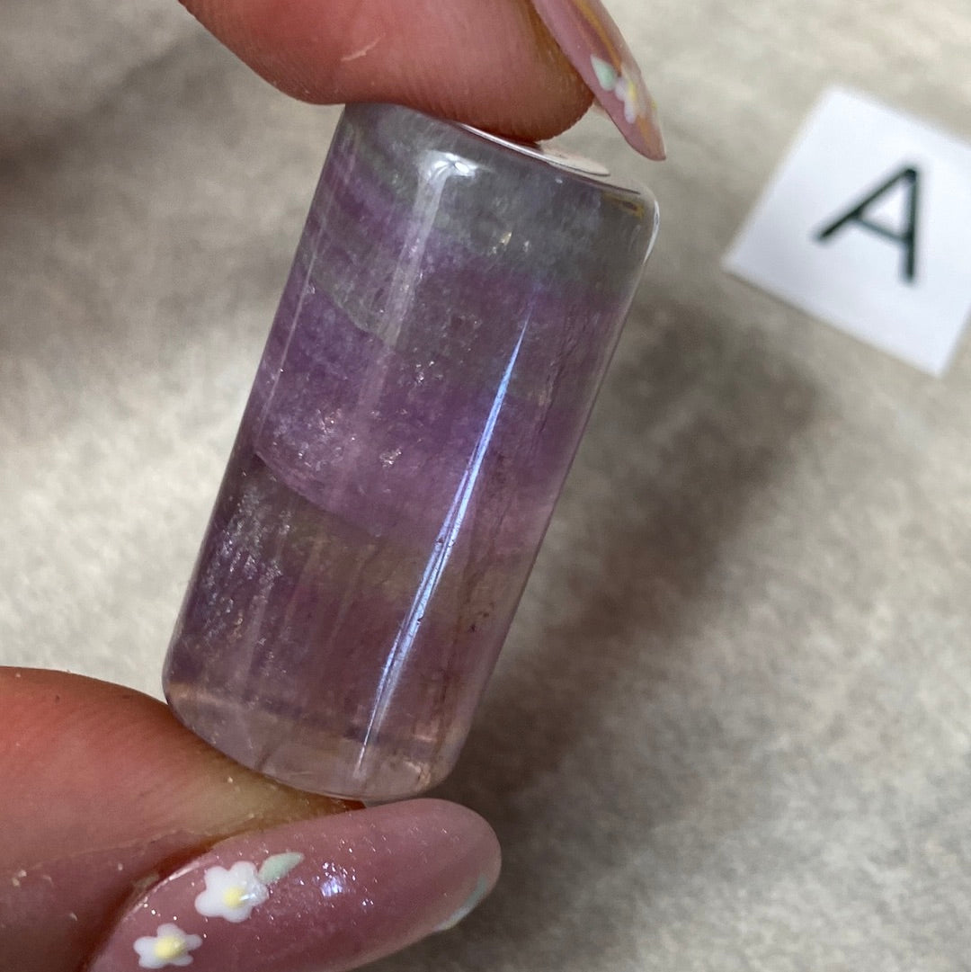 Fluorite Cyclinder carving