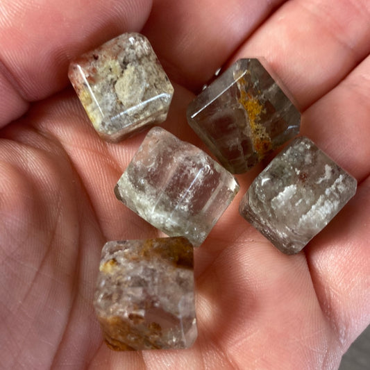Lodolite Garden Quartz Inclusion Cube