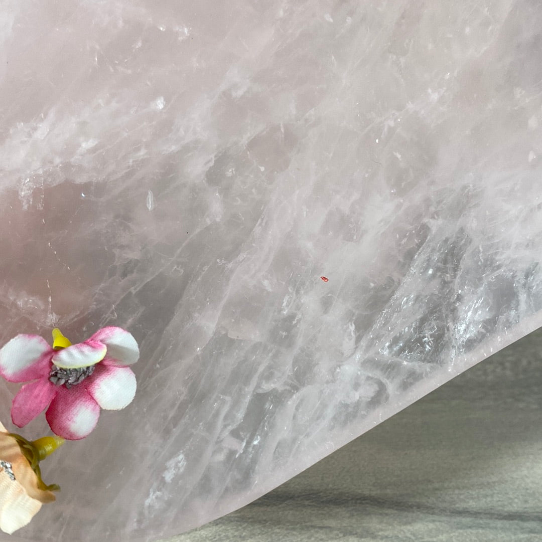 XL Rose Quartz Luxury Charging Dish Bowl - Unique to Startherapease