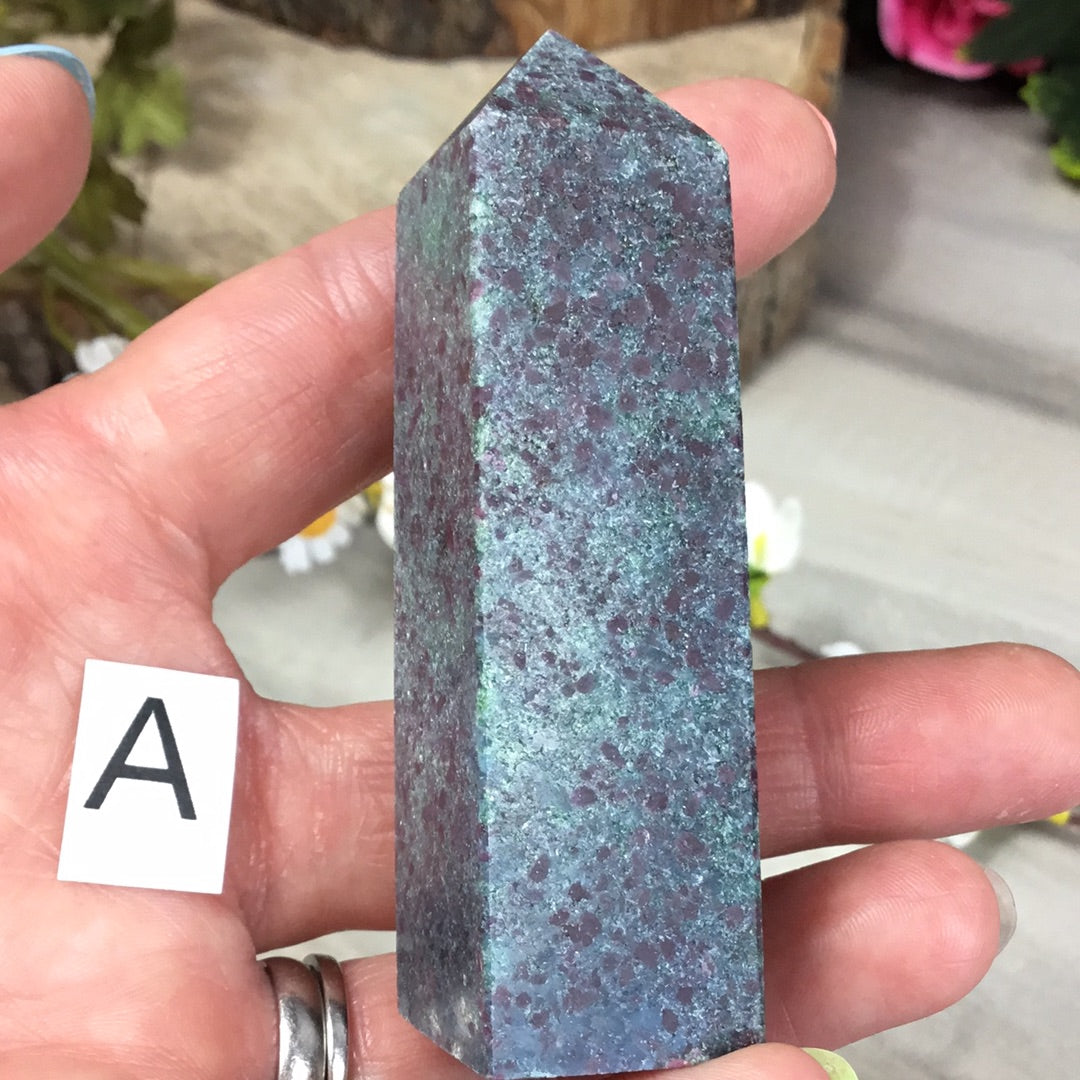 Ruby in Kyanite Obelisk Tower Point