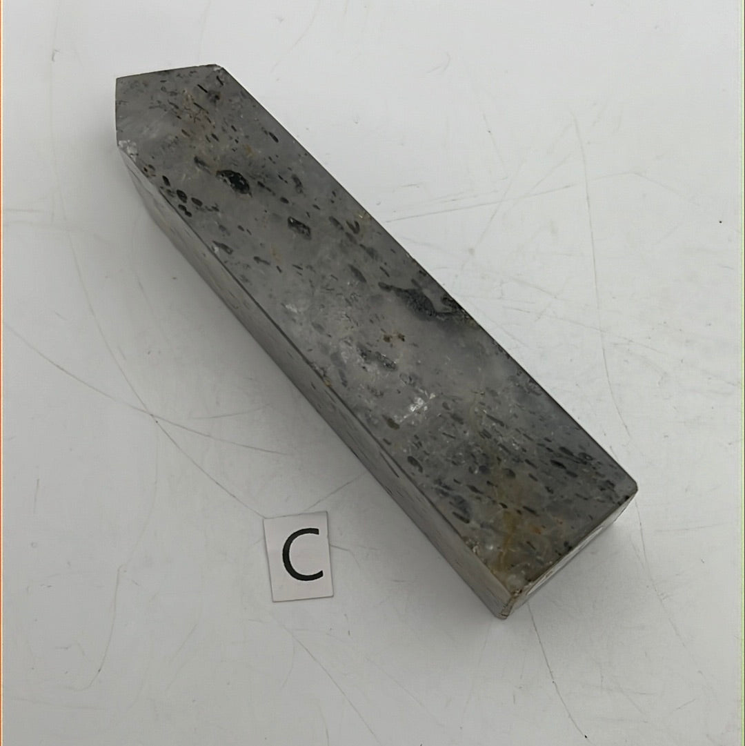 Pitaya Quartz (dragonfruit) Obelisk Tower