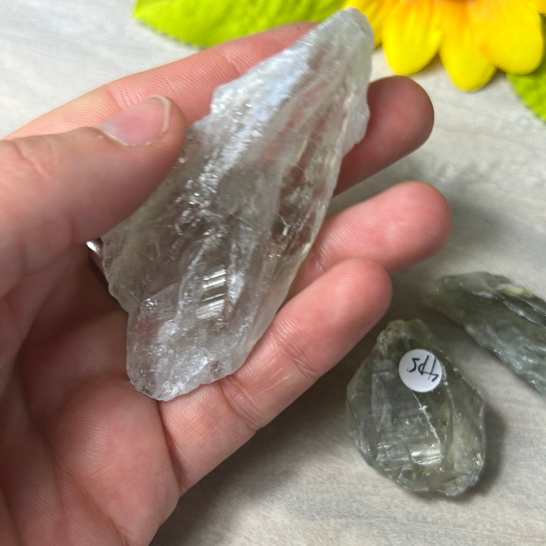 Raw chunk of Prasolite Piece Tumble