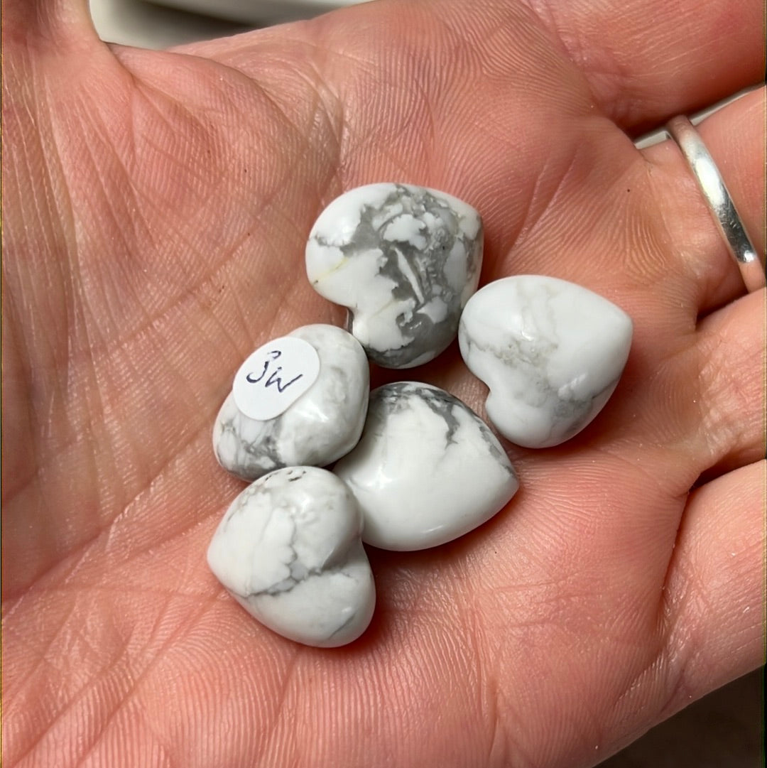 Mini Howlite Heart