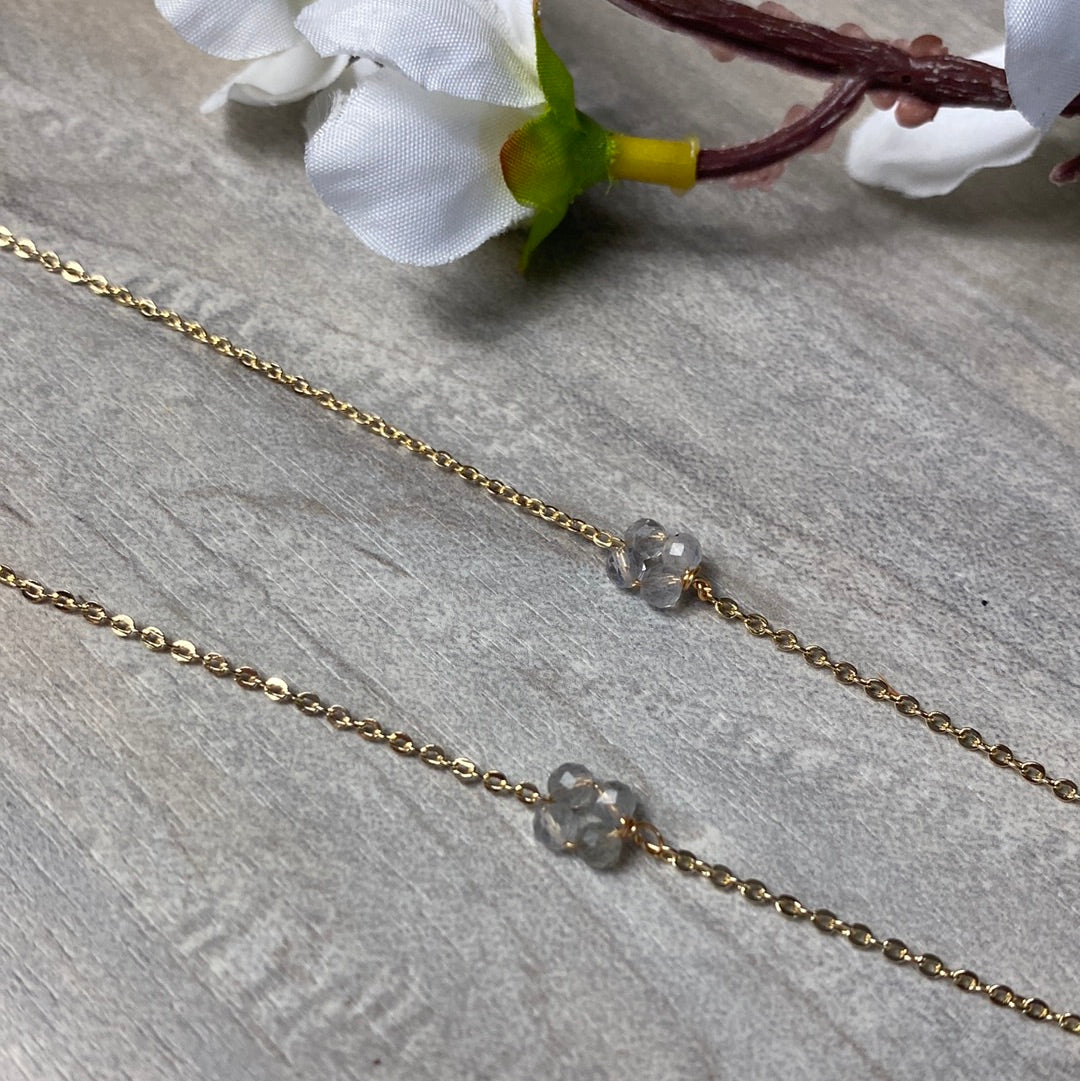Glasses Chain - Lab Labradorite